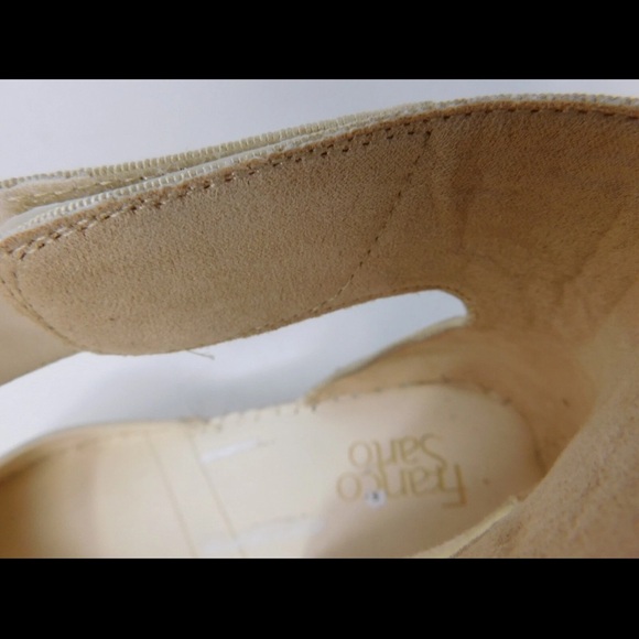 Franco Sarto Women's Bessa Size 11 Espadrille Platform Pumps Sandals Beige Shoes - Picture 8 of 10